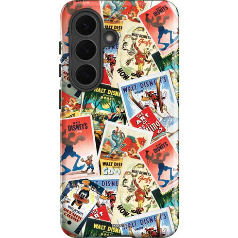 Disney Friends Retro Goofy Stamps Art Galaxy S26 Impact Case