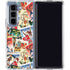 Disney Friends Retro Goofy Stamps Art Galaxy Z Fold5 5G Clear Case