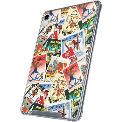 Disney Friends Retro Goofy Stamps Art iPad 11th Gen (2025) Clear Case