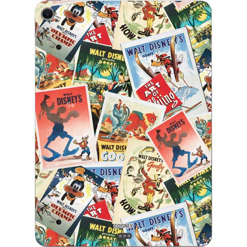 Disney Friends Retro Goofy Stamps Art Apple iPad Air Skin