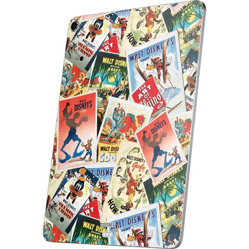 Disney Friends Retro Goofy Stamps Art Apple iPad Air Skin