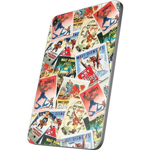 Disney Friends Retro Goofy Stamps Art Apple iPad Mini Skin