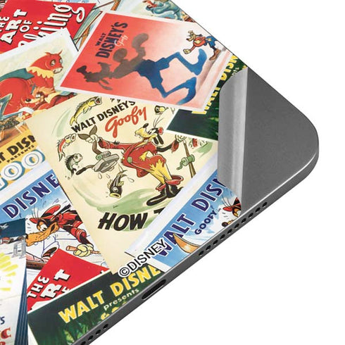 Disney Friends Retro Goofy Stamps Art Apple iPad Mini Skin