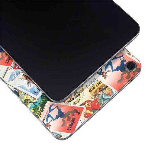 Disney Friends Retro Goofy Stamps Art Apple iPad Mini Skin