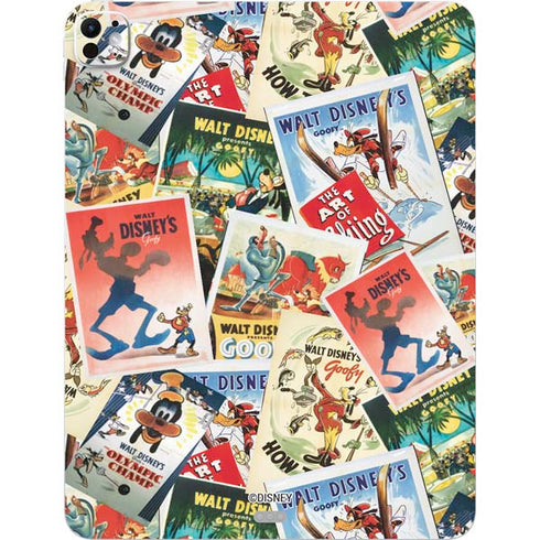 Disney Friends Retro Goofy Stamps Art iPad Pro 13in M4 (2024) Skin