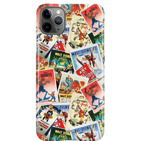 Disney Friends Retro Goofy Stamps Art iPhone Cases