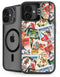 Disney Friends Retro Goofy Stamps Art iPhone 16 Plus Kickstand Case