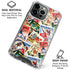 Disney Friends Retro Goofy Stamps Art iPhone 16 Pro Clear Case