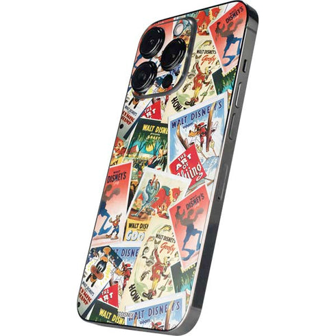 Disney Friends Retro Goofy Stamps Art iPhone 16 Pro Skin