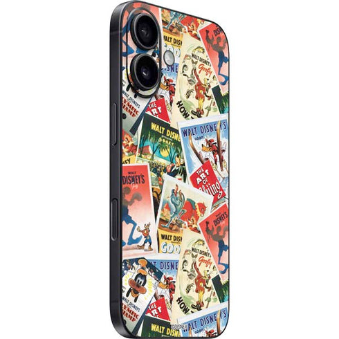 Disney Friends Retro Goofy Stamps Art iPhone 16 Skin