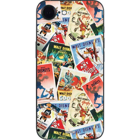 Disney Friends Retro Goofy Stamps Art iPhone 16e Skin