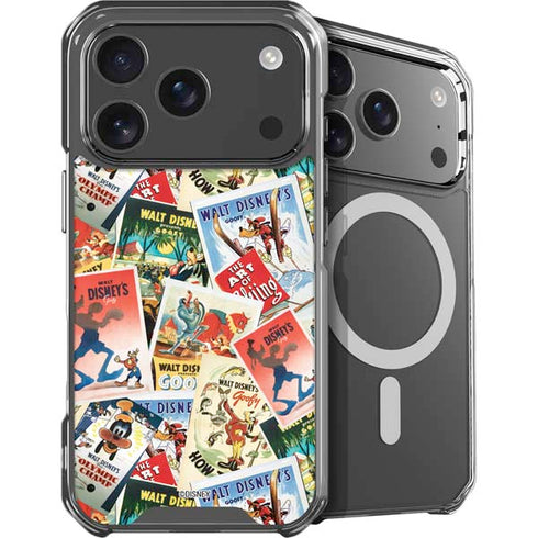 Disney Friends Retro Goofy Stamps Art iPhone 18 Pro Max MagSafe Case