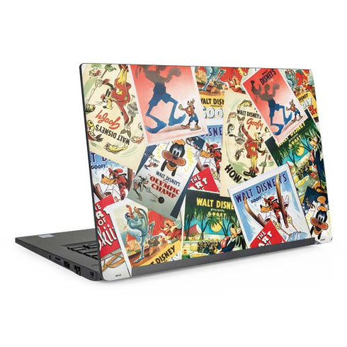 Disney Friends Retro Goofy Stamps Art Dell Latitude Skin