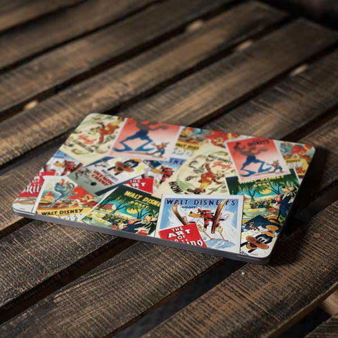 Disney Friends Retro Goofy Stamps Art Apple MacBook Air Skin