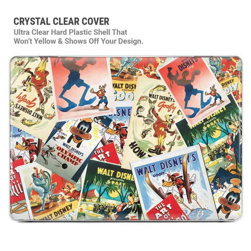 Disney Friends Retro Goofy Stamps Art MacBook Pro 14in (2021-24) Case plus Skin