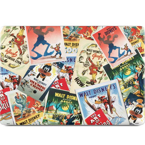 Disney Friends Retro Goofy Stamps Art MacBook Skins