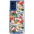 Disney Friends Retro Goofy Stamps Art Moto G 5G (2024) Clear Case