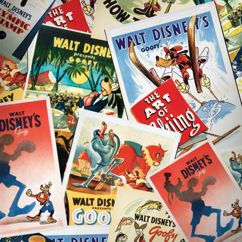 Disney Friends Retro Goofy Stamps Art Moto G6 Skin