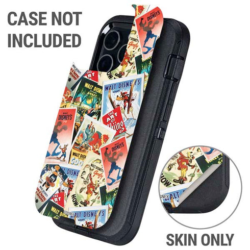 Disney Friends Retro Goofy Stamps Art Otterbox Defender iPhone Skin