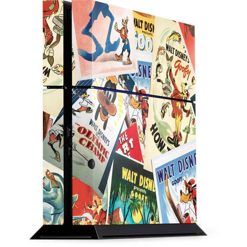 Disney Friends Retro Goofy Stamps Art PlayStation PS4 Skins