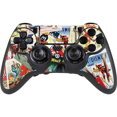 Disney Friends Retro Goofy Stamps Art PlayStation PS4 Skins