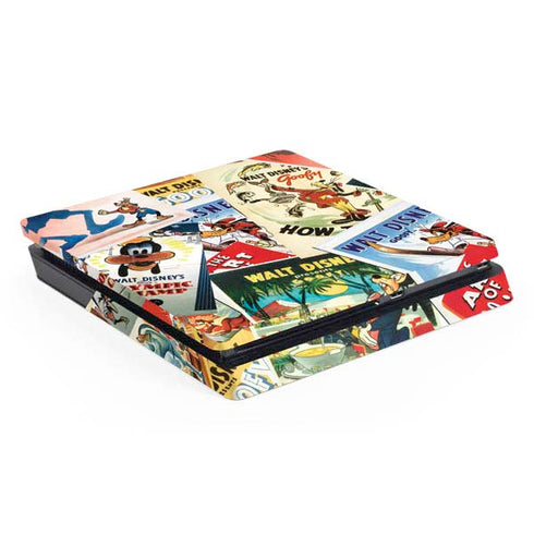 Disney Friends Retro Goofy Stamps Art PlayStation PS4 Skins