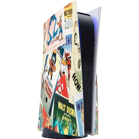Disney Friends Retro Goofy Stamps Art PlayStation PS5 Skins