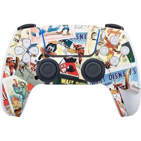 Disney Friends Retro Goofy Stamps Art PS5 Pro Disk Bundle Skin