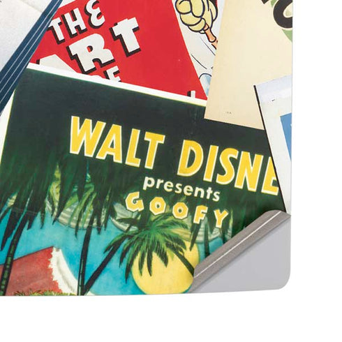 Disney Friends Retro Goofy Stamps Art PS5 Pro Disk Console Skin