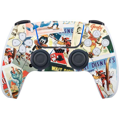 Disney Friends Retro Goofy Stamps Art PlayStation PS5 Skins