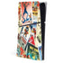 Disney Friends Retro Goofy Stamps Art PS5 Slim Digital Edition Console Skin