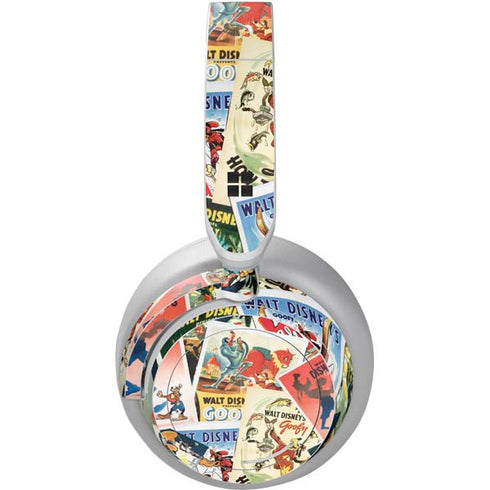 Disney Friends Retro Goofy Stamps Art Surface Headphones Skin