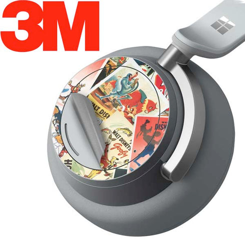 Disney Friends Retro Goofy Stamps Art Surface Headphones Skin