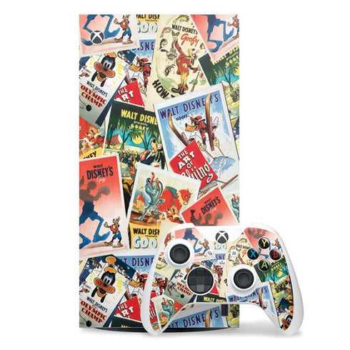 Disney Friends Retro Goofy Stamps Art Xbox Series X Skins
