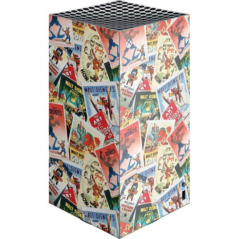 Disney Friends Retro Goofy Stamps Art XBox Series X Digital Edition Console Skin