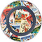 Disney Friends Retro Goofy Stamps Art Wireless Charger Skin