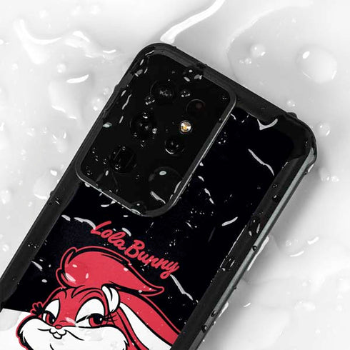 Looney Tunes Retro Lola Bunny Galaxy S24 Ultra Waterproof Case