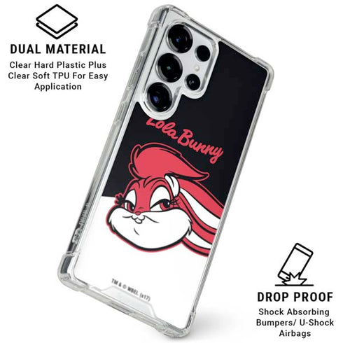 Looney Tunes Retro Lola Bunny Galaxy S26 Ultra Clear Case