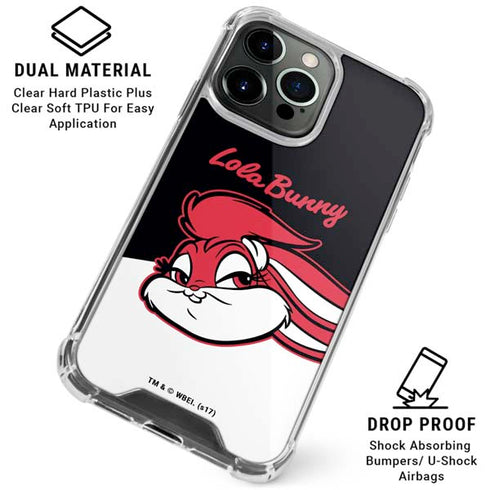 Looney Tunes Retro Lola Bunny iPhone 16 Pro Max Clear Case