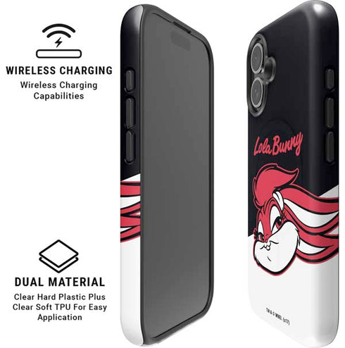Looney Tunes Retro Lola Bunny iPhone 17 Magsafe Impact Case