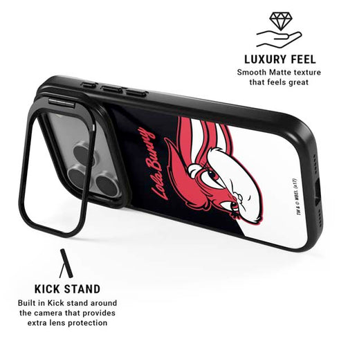 Looney Tunes Retro Lola Bunny iPhone 17 Pro Max Kickstand Case