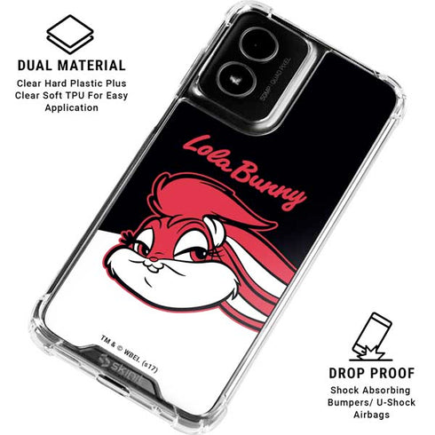 Looney Tunes Retro Lola Bunny Moto G Power 5G (2024) Clear Case