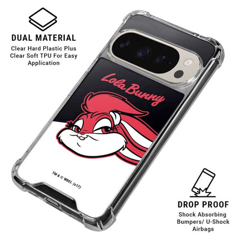 Looney Tunes Retro Lola Bunny Pixel 9 Pro XL Clear Case