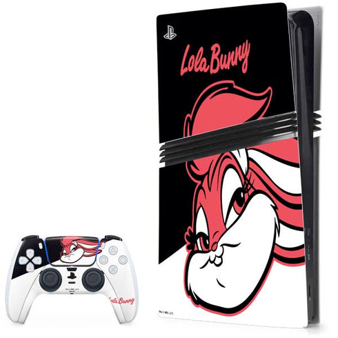 Looney Tunes Retro Lola Bunny PlayStation PS5 Skins