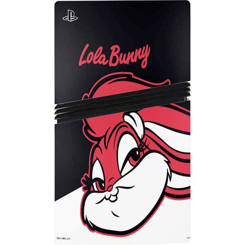 Looney Tunes Retro Lola Bunny PS5 Pro Console Skin
