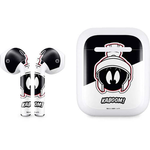Looney Tunes Retro Marvin The Martian Apple AirPods Skin