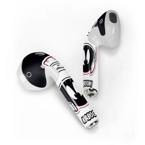Looney Tunes Retro Marvin The Martian Apple AirPods Skin