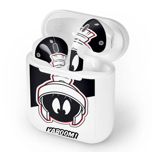 Looney Tunes Retro Marvin The Martian Apple AirPods Skin