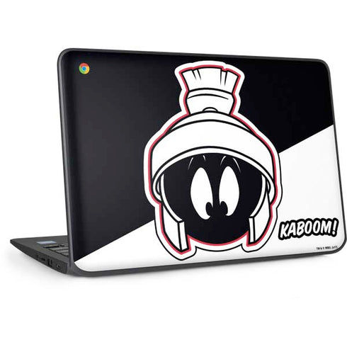 Looney Tunes Retro Marvin The Martian HP Chromebook Skin