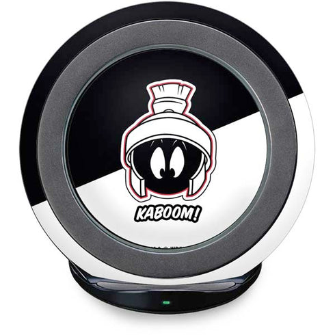 Looney Tunes Retro Marvin The Martian Fast Charge Wireless Charging Stand Skin